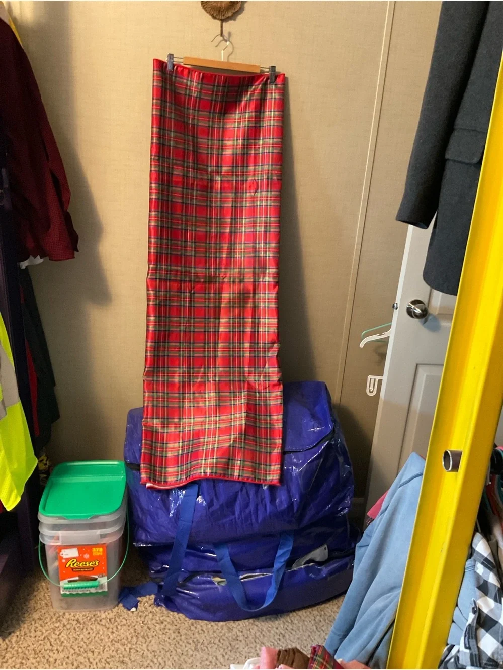 Red Plaid Table Cloth